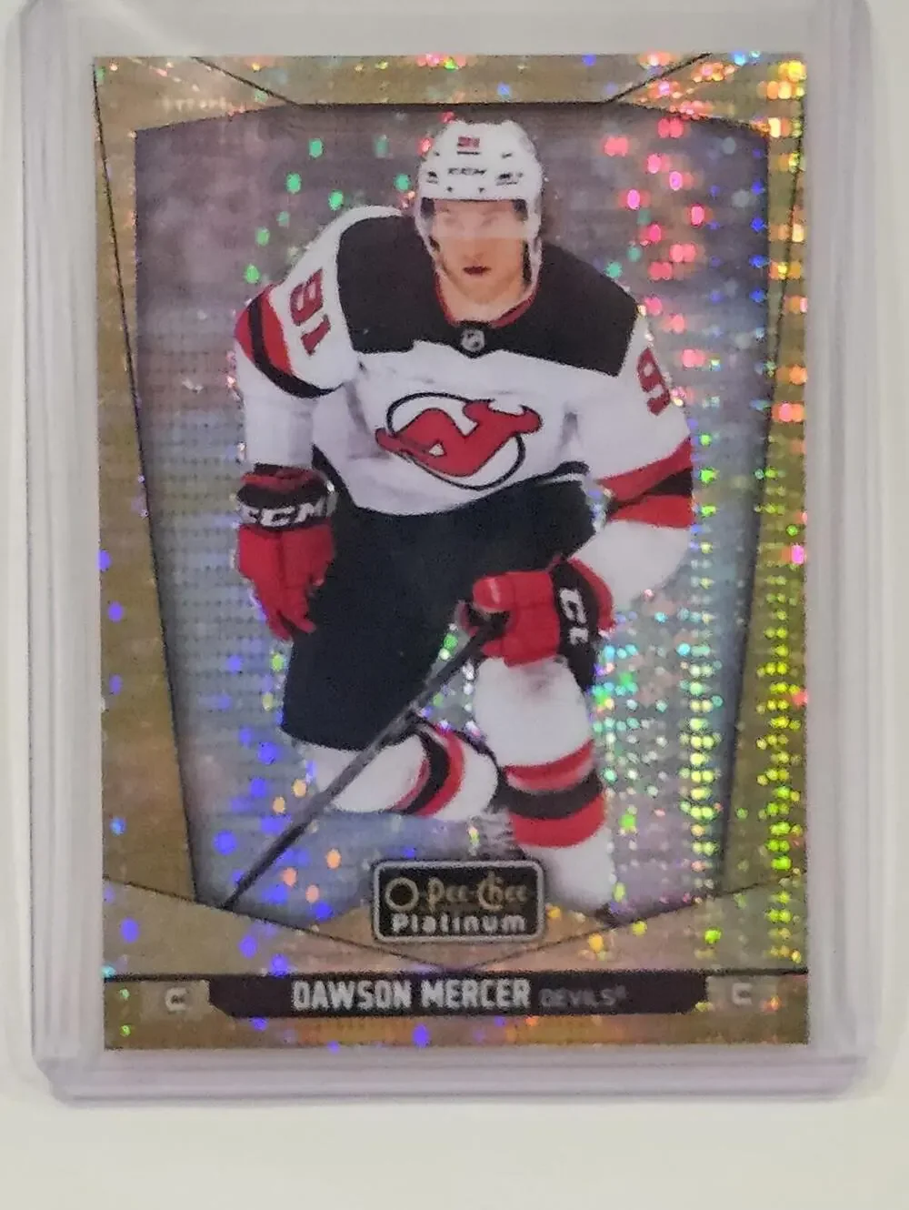 2024-25 O-Pee-Chee Platinum Seismic Gold Dawson Mercer #85 - Limited Edition